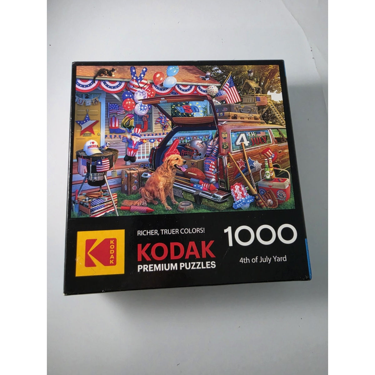 - Kodak Premium - 4th of July Yard - 1000 Piece Jigsaw Puzzle for Adults - Pa...
