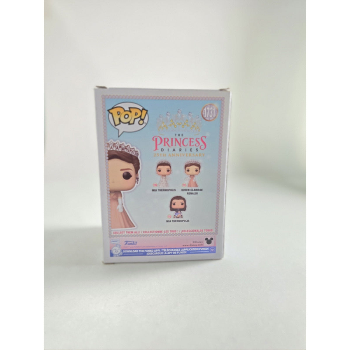 Funko POP! The Princess Diaries Queen Clarisse Renaldi Figure 1731 + Protector