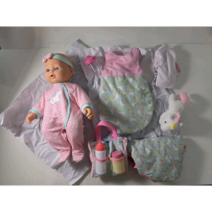 16" Baby Doll Travelling Set in Pink - Dream Collection