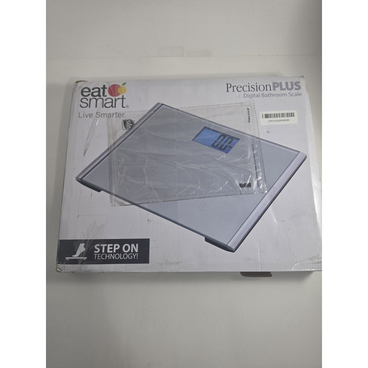 Eat Smart Precision Plus Digital Bathroom Scale for Body Weight, Silver