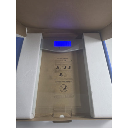 Digital Body Weight Bathroom Scale, Large Blue LCD Backlight Display - Used
