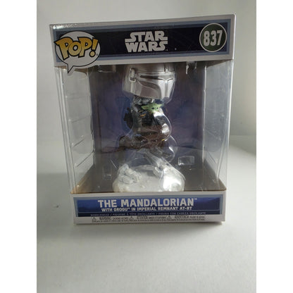 Funko Pop! Rides Deluxe: Star Wars - The Mandalorian with Grogu #837