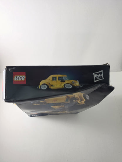 LEGO Bumblebee box top showing storage damage