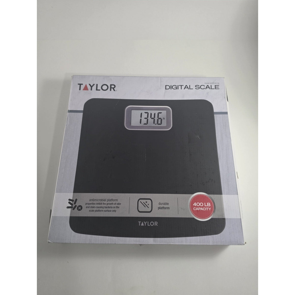 Taylor Digital Scales, 400 LB Capacity, (Black)