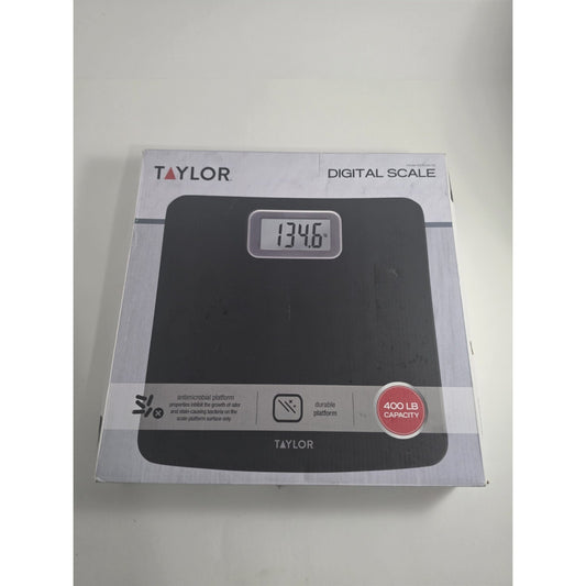 Taylor Digital Scales, 400 LB Capacity, (Black)