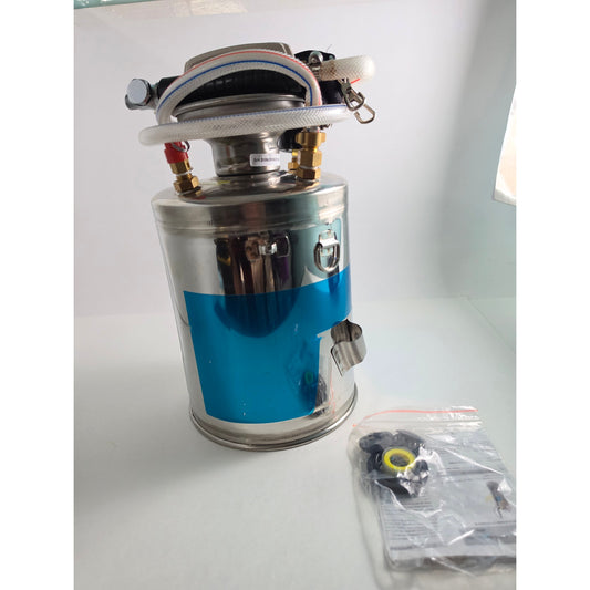 Happybuy 1 Gallon Stainless Steel Pump Sprayer, 12 Wand & 3FT Reinforced Hose