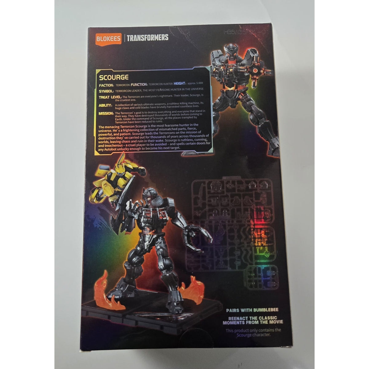 Blokees Transformers Scourge Classic Class Model Kit Figure 75 Piece New