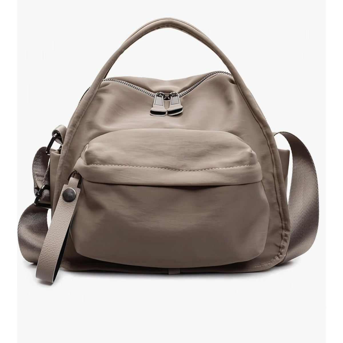 CEUTNIZ Elegant Solid Color Shoulder Bag for Women Casual Nylon Front Pocket ...