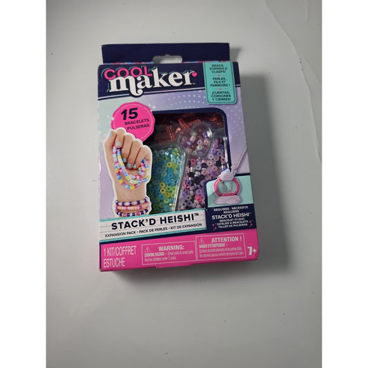 Cool Maker, Stack’d Heishi Expansion Pack Bead Kit, One Size, Multicolor