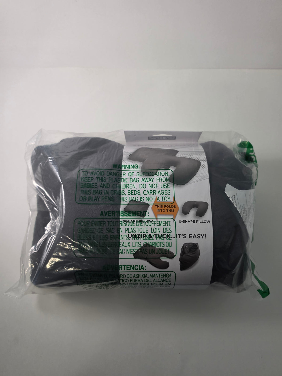Samsonite Travel Pillow packaged