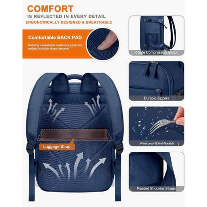 Travel Backpack for Women Men Waterproof Laptop Backpack