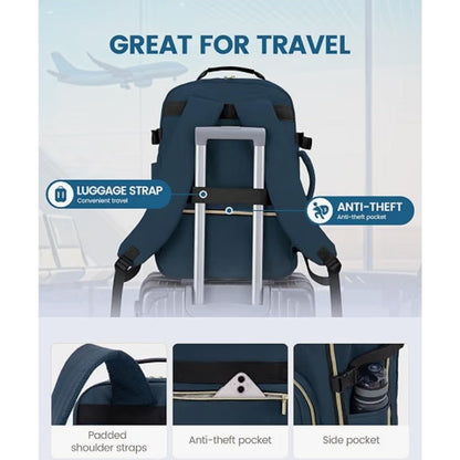 LOVEVOOK 40L Travel Backpack Flight Approved Carry on Backpack,3 Packing