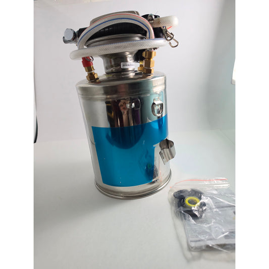 Happybuy 1 Gallon Stainless Steel Pump Sprayer, 12 Wand & 3FT Reinforced Hose