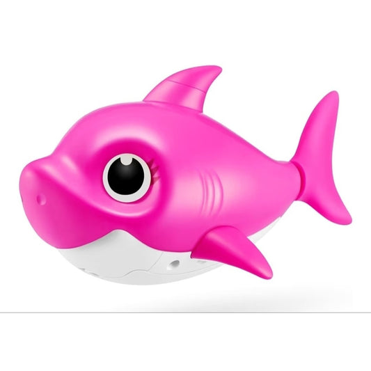 Junior Baby Shark New Silicon Fins Version Singing and Swimming Baby Shark PINK