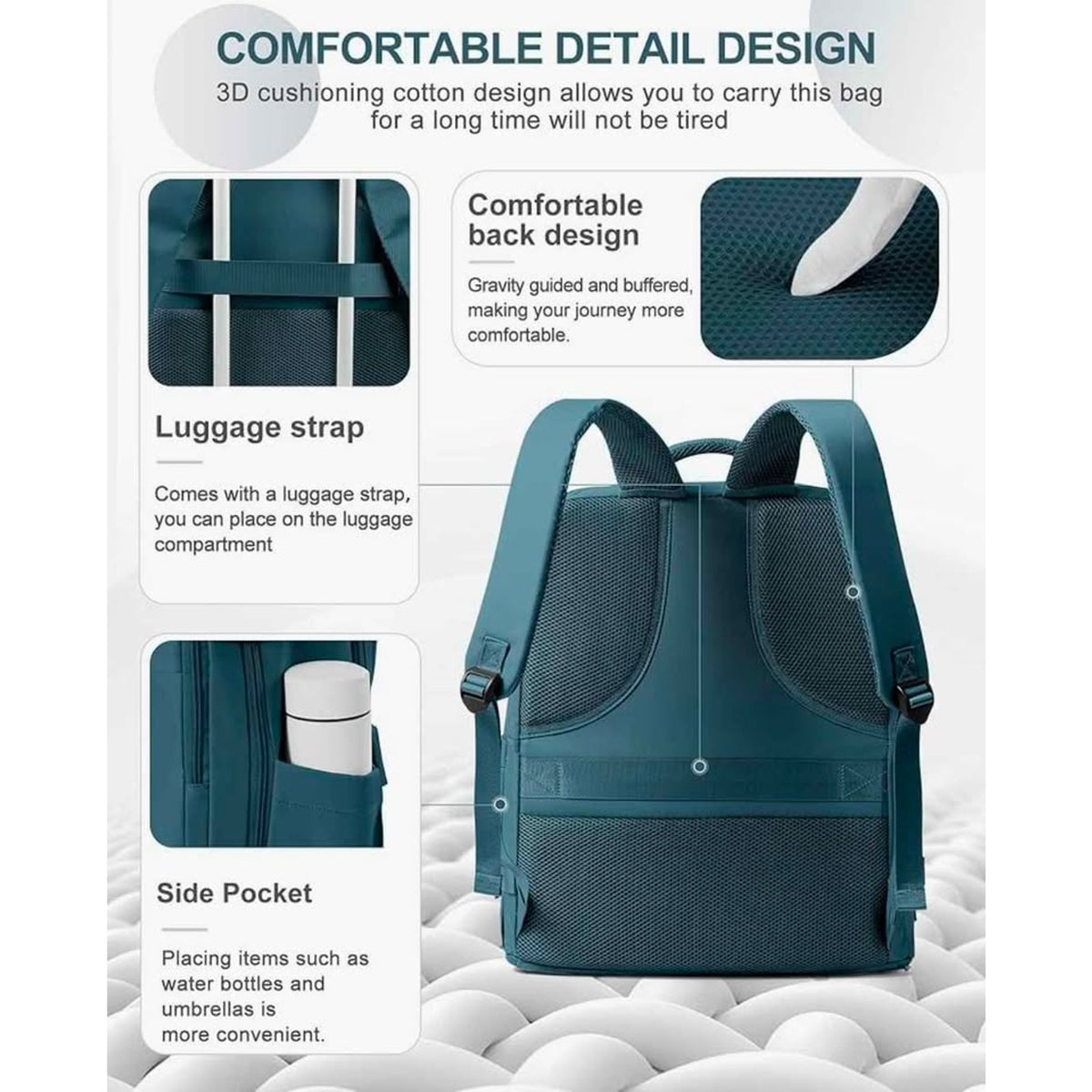 Travel Backpack for Women Men Airline Approved Carry on Backpack Flight Approved