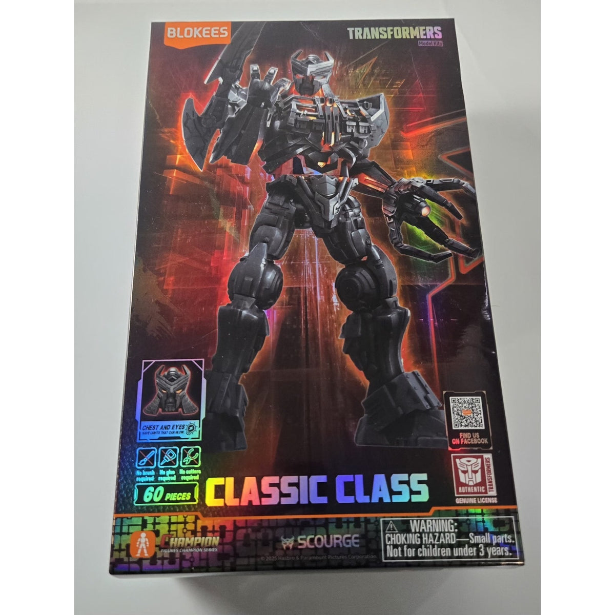 Blokees Transformers Scourge Classic Class Model Kit Figure 75 Piece New