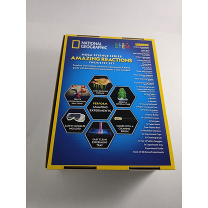 NATIONAL GEOGRAPHIC Mega Science Series: Amazing Reactions Chemistry Set