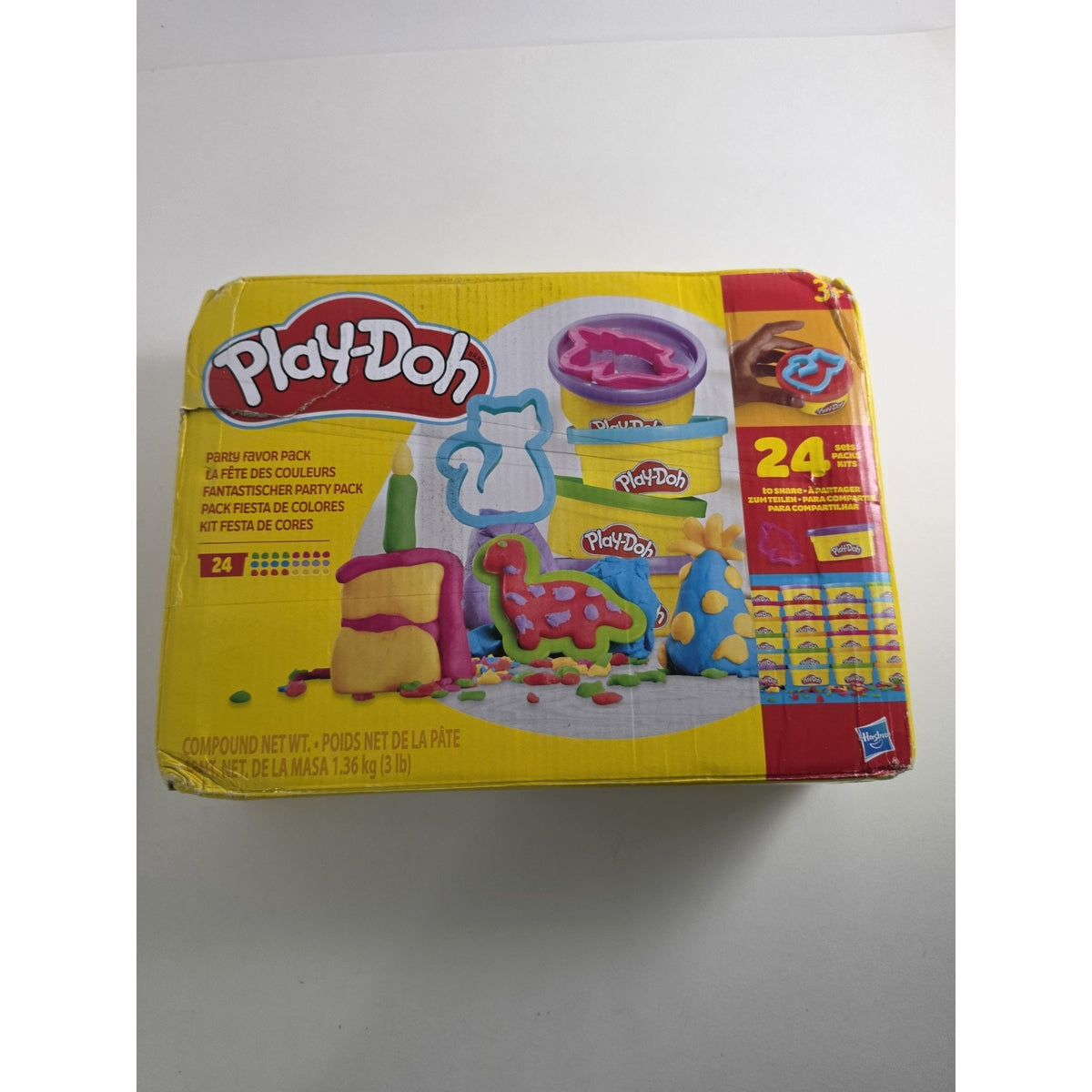 Play-Doh Party Favor Pack Bulk 24 Pack Of Modeling Compound Cutters Classroom