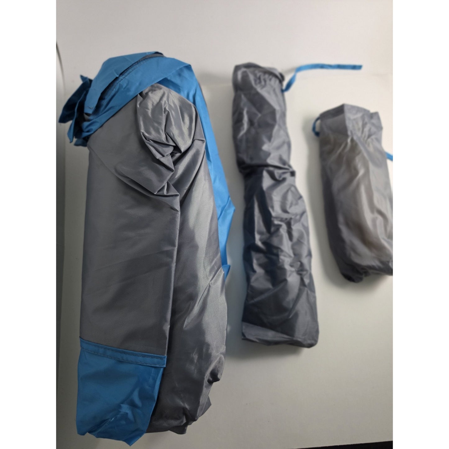 Beach Tent Sun Shelter with 2 Ventilated Doors, UPF50+ Easy Setup Beach Blue
