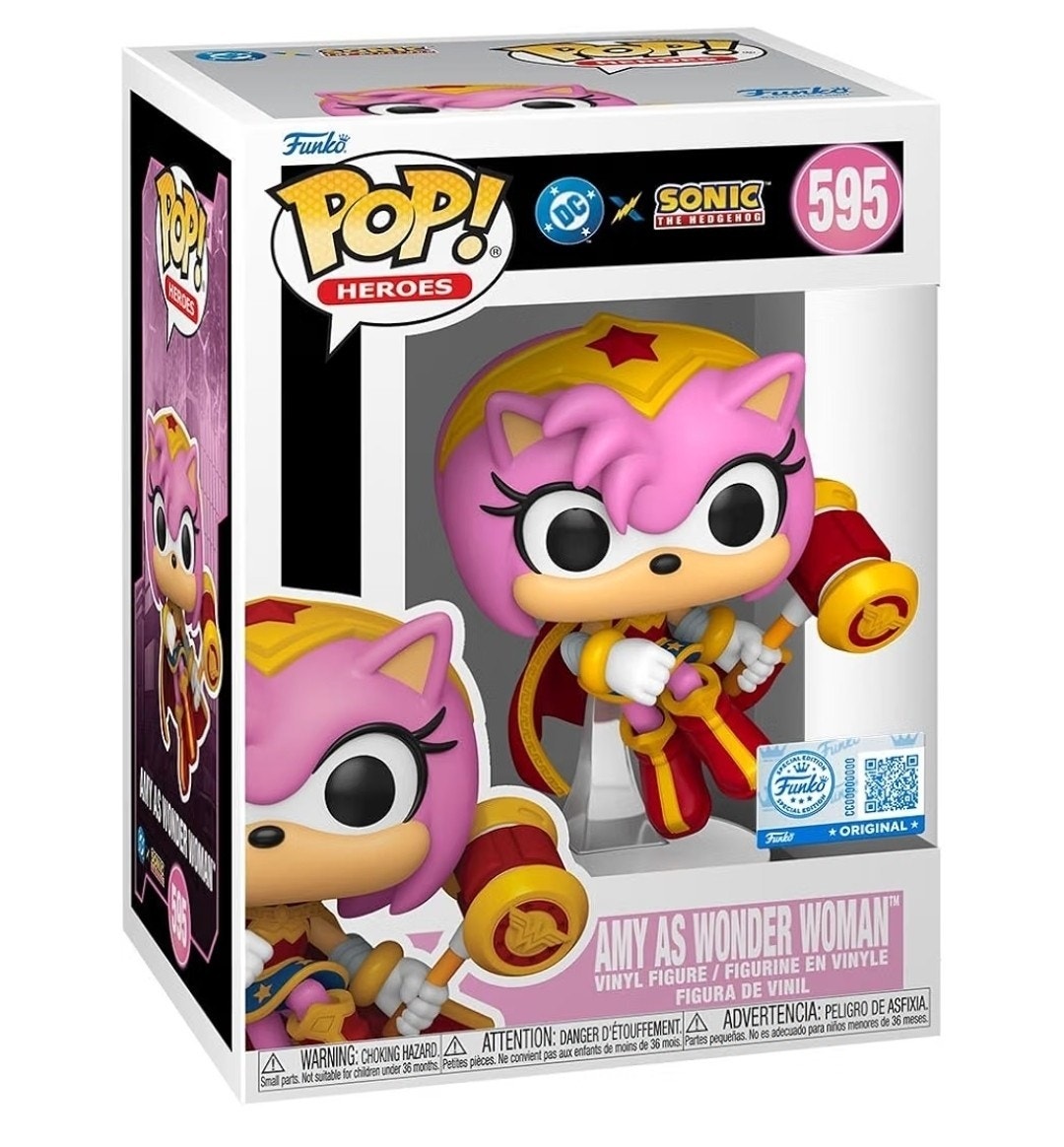 Funko Pop Amy Wonder Woman box