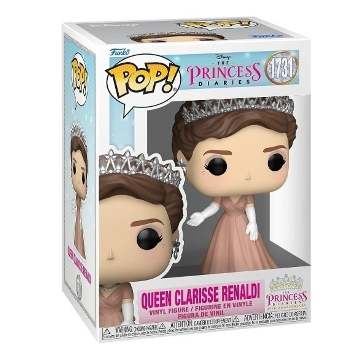Funko POP! The Princess Diaries Queen Clarisse Renaldi Figure 1731 + Protector