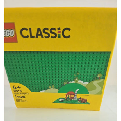 2 LEGO Classic Green Baseplate, Square 32x32 Stud Foundation to Build, Play