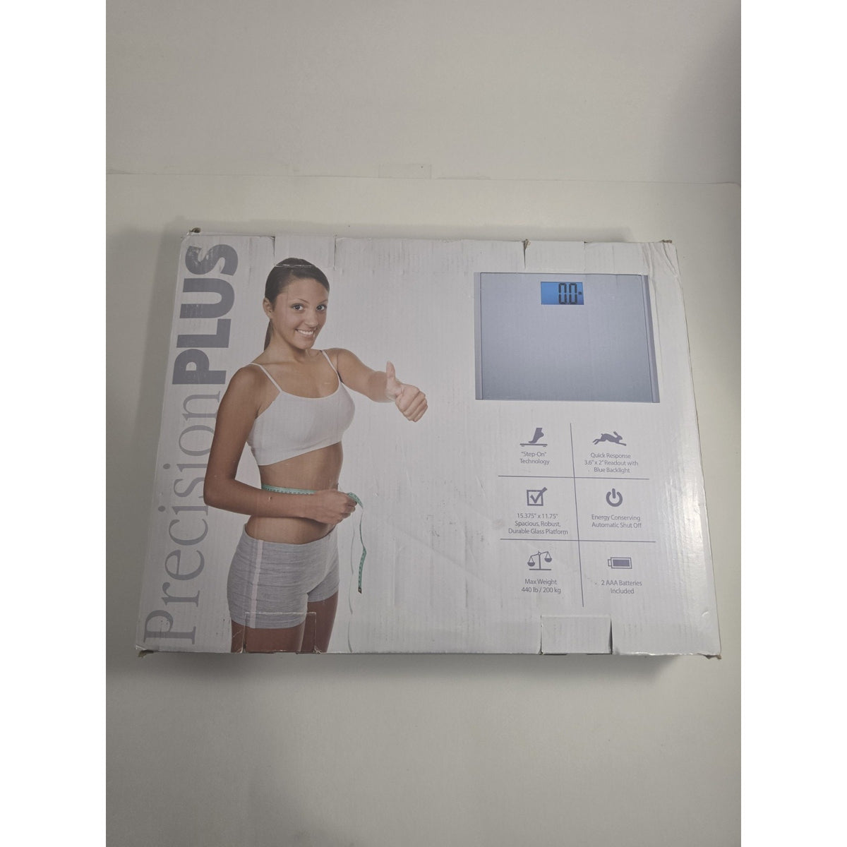 Eat Smart Precision Plus Digital Bathroom Scale for Body Weight, Silver