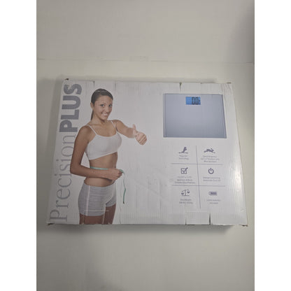 Eat Smart Precision Plus Digital Bathroom Scale for Body Weight, Silver
