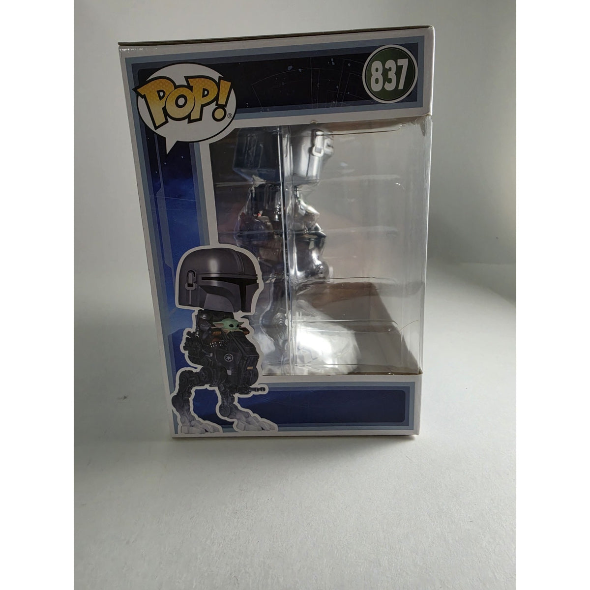 Funko Pop! Rides Deluxe: Star Wars - The Mandalorian with Grogu #837