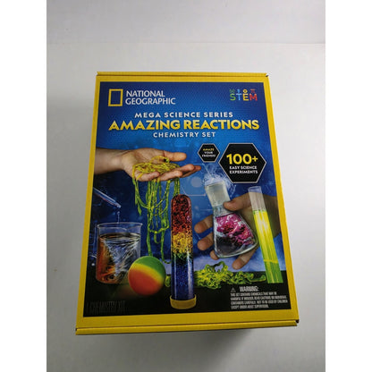 NATIONAL GEOGRAPHIC Mega Science Series: Amazing Reactions Chemistry Set