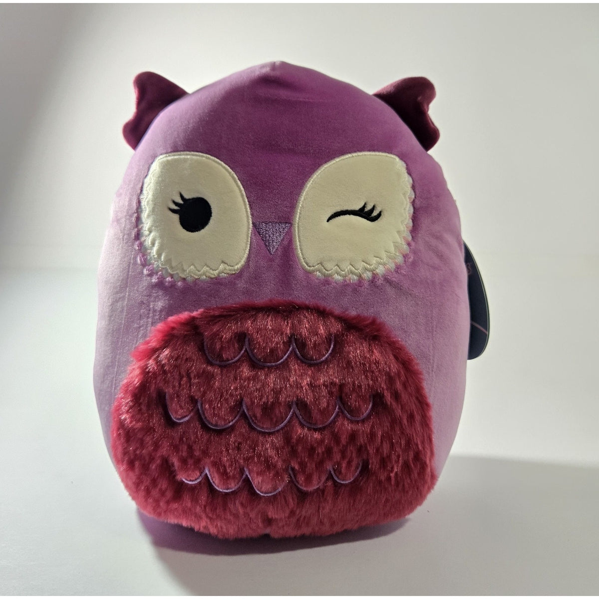 Squishmallow Cozy Squad 8 Inch Plush | Aurura the Pink Owl