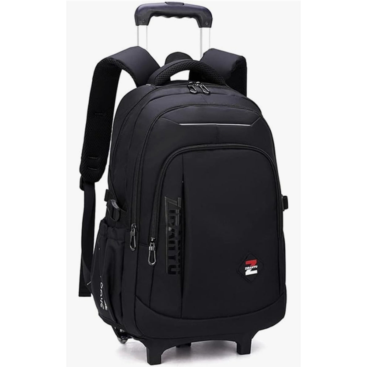 Solid Color Trolley Backpack Schoolbag for Middle School Students Elementary ...