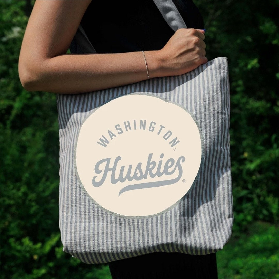 Washington Huskies Tote Bag outdoors