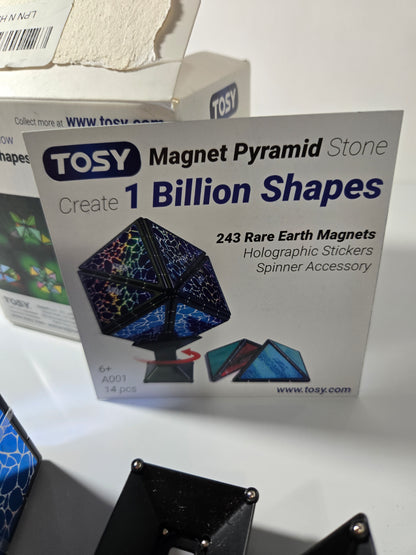 TOSY Magnet Pyramid STEM Toy – Open Box (Box Damaged)