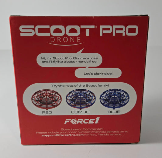 Force1 Scoot Pro Hand Drone | Blue UFO Toy for Kids