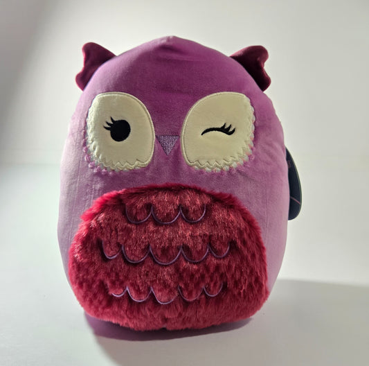 Squishmallows Aurura the Owl plush – 10-inch soft and fuzzy collectible stuffed animal from Jazwares