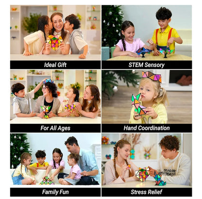 TOSY Magnet Pyramid STEM Toy – Open Box (Box Damaged)