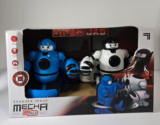 Mecha 2 Robots – two electronic robot toys with lights and battle pose, great for kids playtime