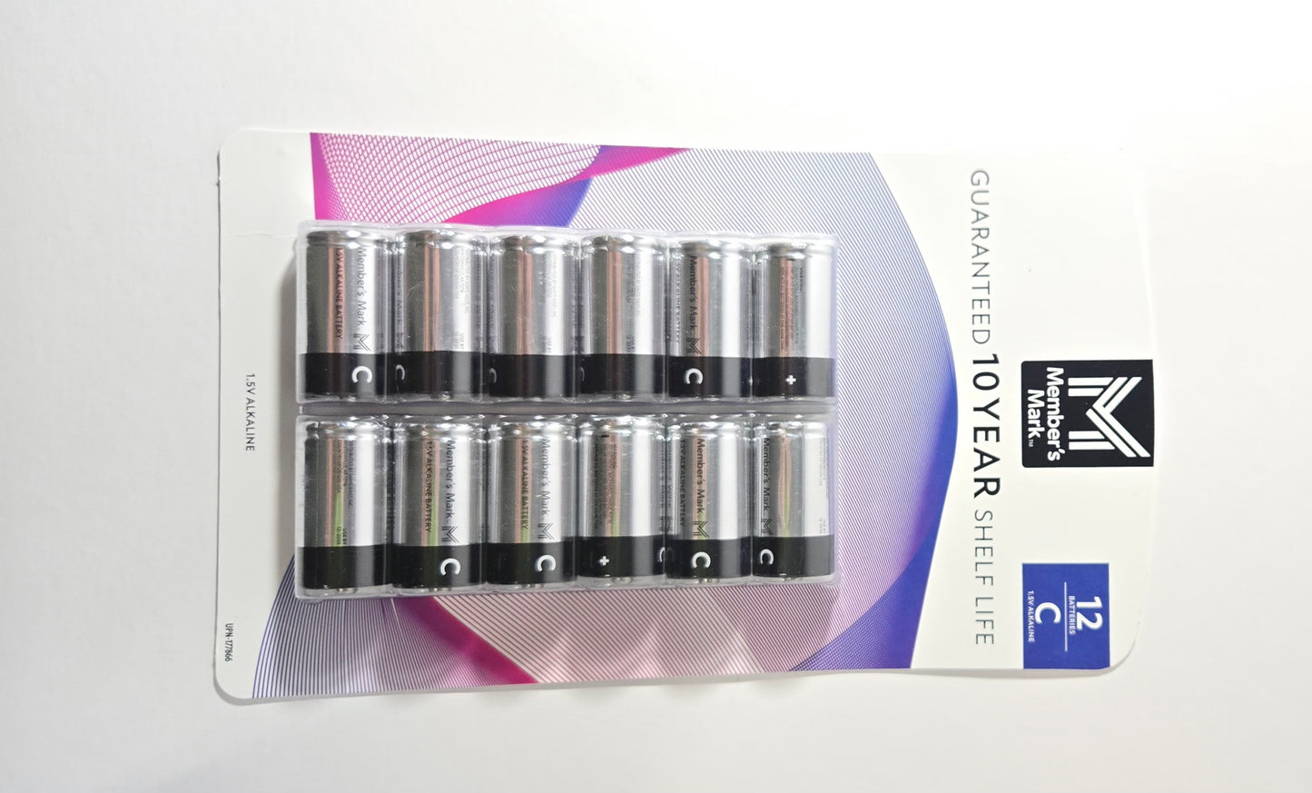 12 pack C batteries for home and toys