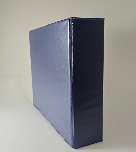 Samsill 3" D Ring Binders – 3 Pack Blue with Clear View Covers