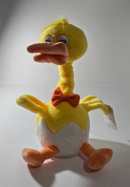 Dancing duck toy with LED lights and sound – waddling fun for toddlers and babies