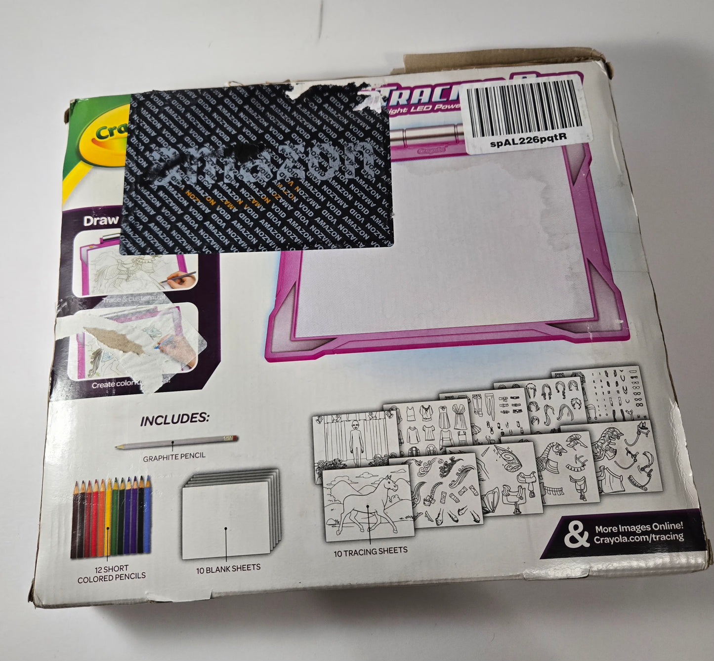 Light up tracing pad