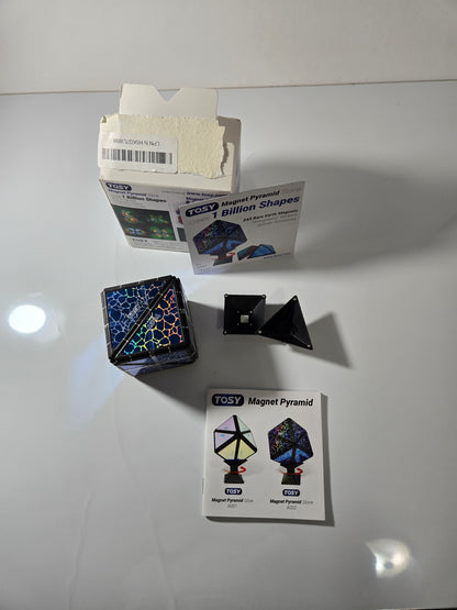 TOSY Magnet Pyramid STEM Toy – Open Box (Box Damaged)