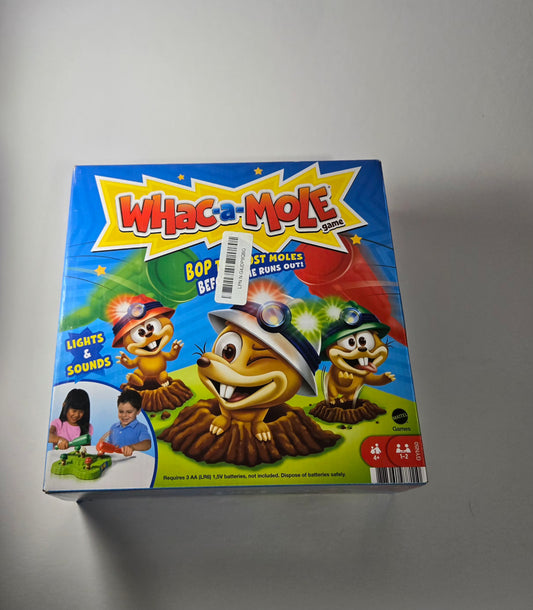 Whac-A-Mole Game by Mattel – Lights & Sounds Family Action Toy