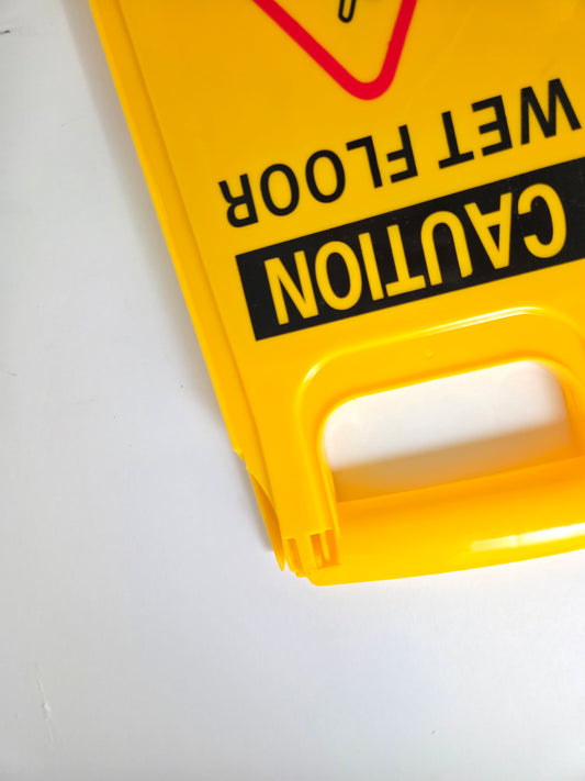 Simpli-Magic 3-Pack Wet Floor Caution Signs – Foldable Yellow Safety Markers