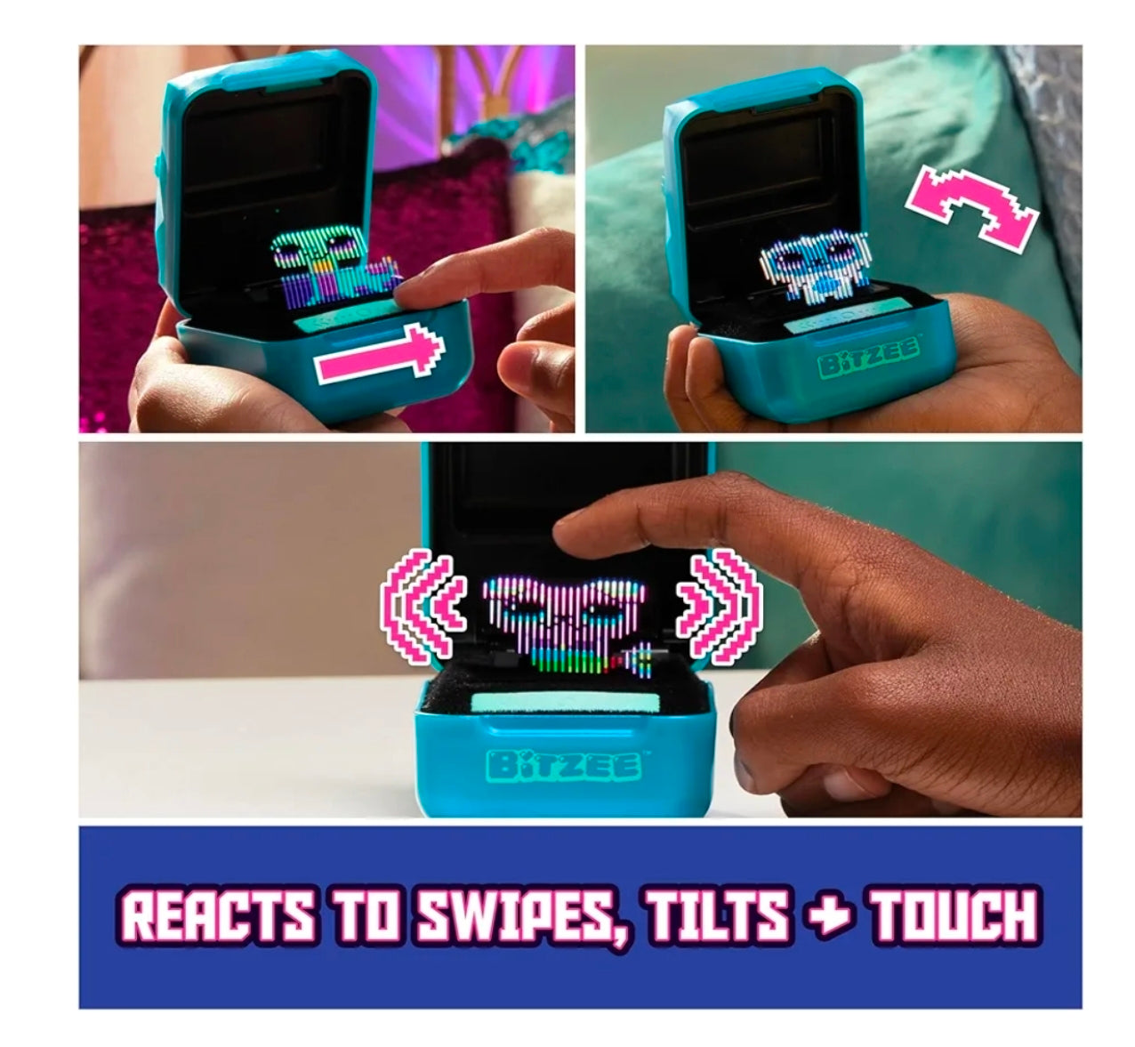 Bitzee Interactive Digital Pet – Touch & Motion 3D Toy