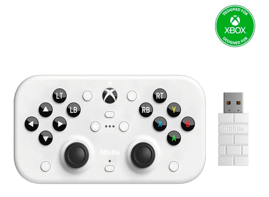 8BitDo Xbox controller white like new open box