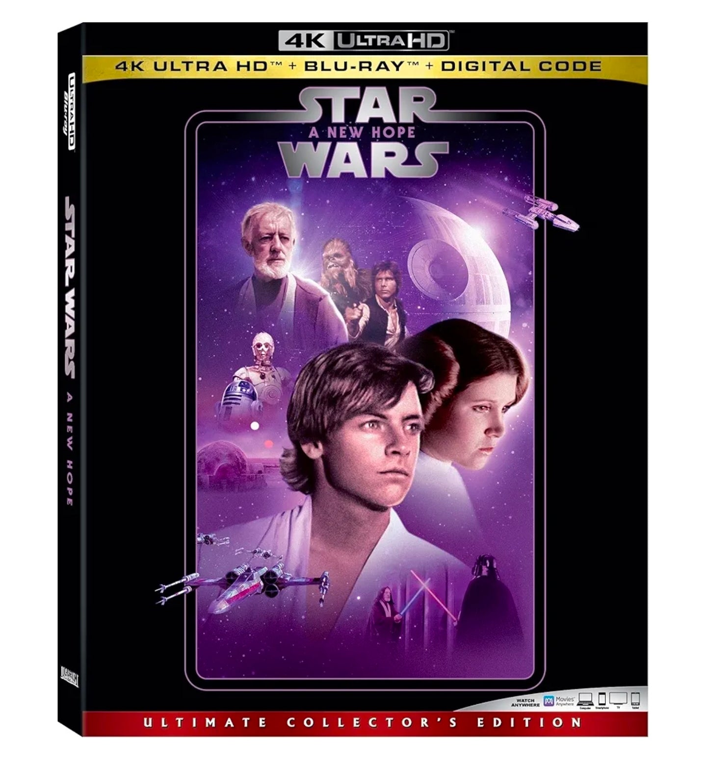 STAR WARS: A NEW HOPE – 4K ULTRA HD BLU-RAY (COLLECTOR’S EDITION) OPEN BOX