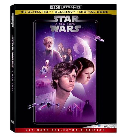 STAR WARS: A NEW HOPE – 4K ULTRA HD BLU-RAY (COLLECTOR’S EDITION) OPEN BOX