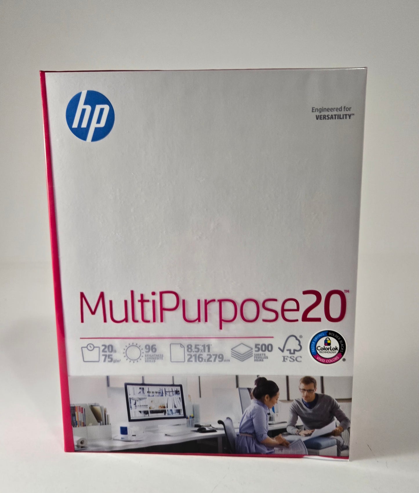HP Printer Paper | 8.5 x 11 Paper | MultiPurpose 20 lb | 1 Ream - 500 Sheets | 96 Bright